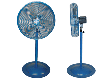 pedestal cage fan | warehouse fans | material handling products