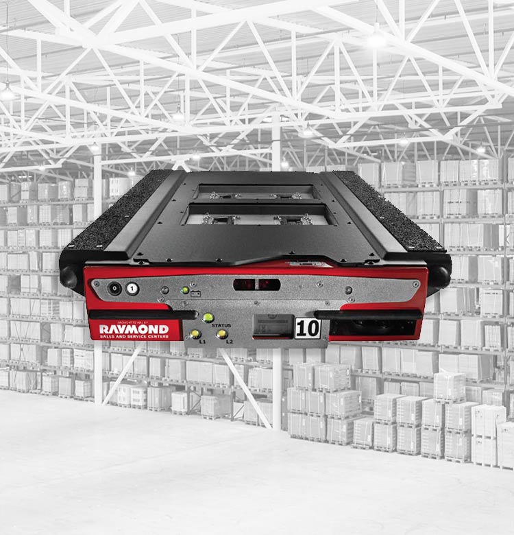 raymond radioshuttle pallet shuttle