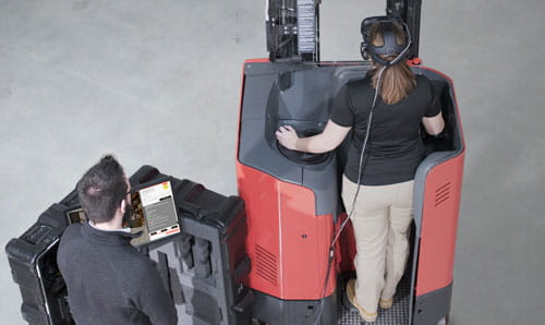 virtual reality forklift operator training