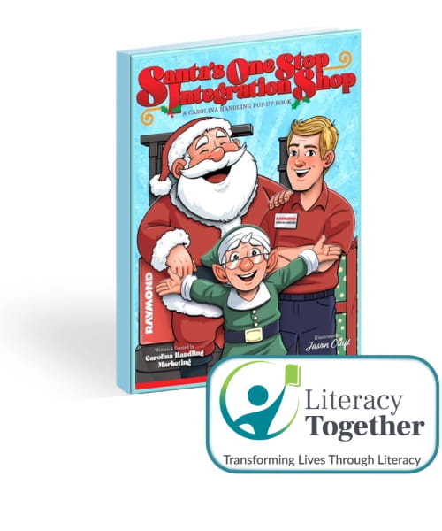 Solutions For Santa PopUp Book profits benefiting Literacy Together