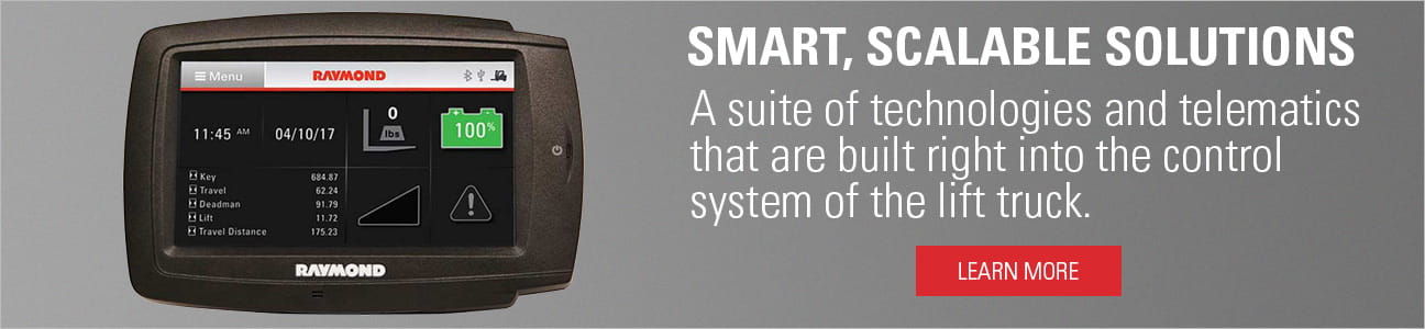 integrated reach truck display